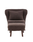Vind Ryxö Single Sofa - Brown / Dark Brown Teddy - vivahabitat.com