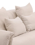 Vind Öckerö Sofa - White / Beige Linen - vivahabitat.com