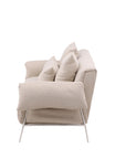 Sofá Vind Öckerö - Lino blanco / beige
