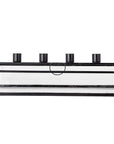 Bloomingville Pelo Advent Candle Holder, Black, Glass - vivahabitat.com
