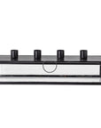 Bloomingville Pelo Advent Candle Holder, Black, Glass - vivahabitat.com