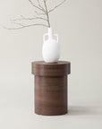 Vind Malung - High Side Table - Brown / Brown MDF - vivahabitat.com