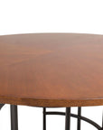 Copenhagen - Dining Table round - Brown / Black - vivahabitat.com