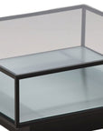 Maglehem Sofa Table - Black / Clear glass - vivahabitat.com