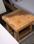 The Reclaimed Teak Side Table - Natural - vivahabitat.com