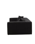 Vind Gillholmen Sofa - Black / Black Boucle - vivahabitat.com