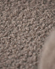 Vind Nordkoster Single Sofa - Matte Black / Dark Beige Teddy - vivahabitat.com