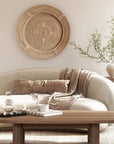 Natural Boho Chic & Japandi Large Wall Plate