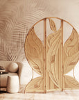 Pencil Reed Rattan Room Divider | Handmade with Gabriella Crespi's Timeless Style