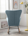 Meno 26''Wide Modern Stylish Upholstered Arms Nursery Rocking Accent Chair - USA shipping only - vivahabitat.com