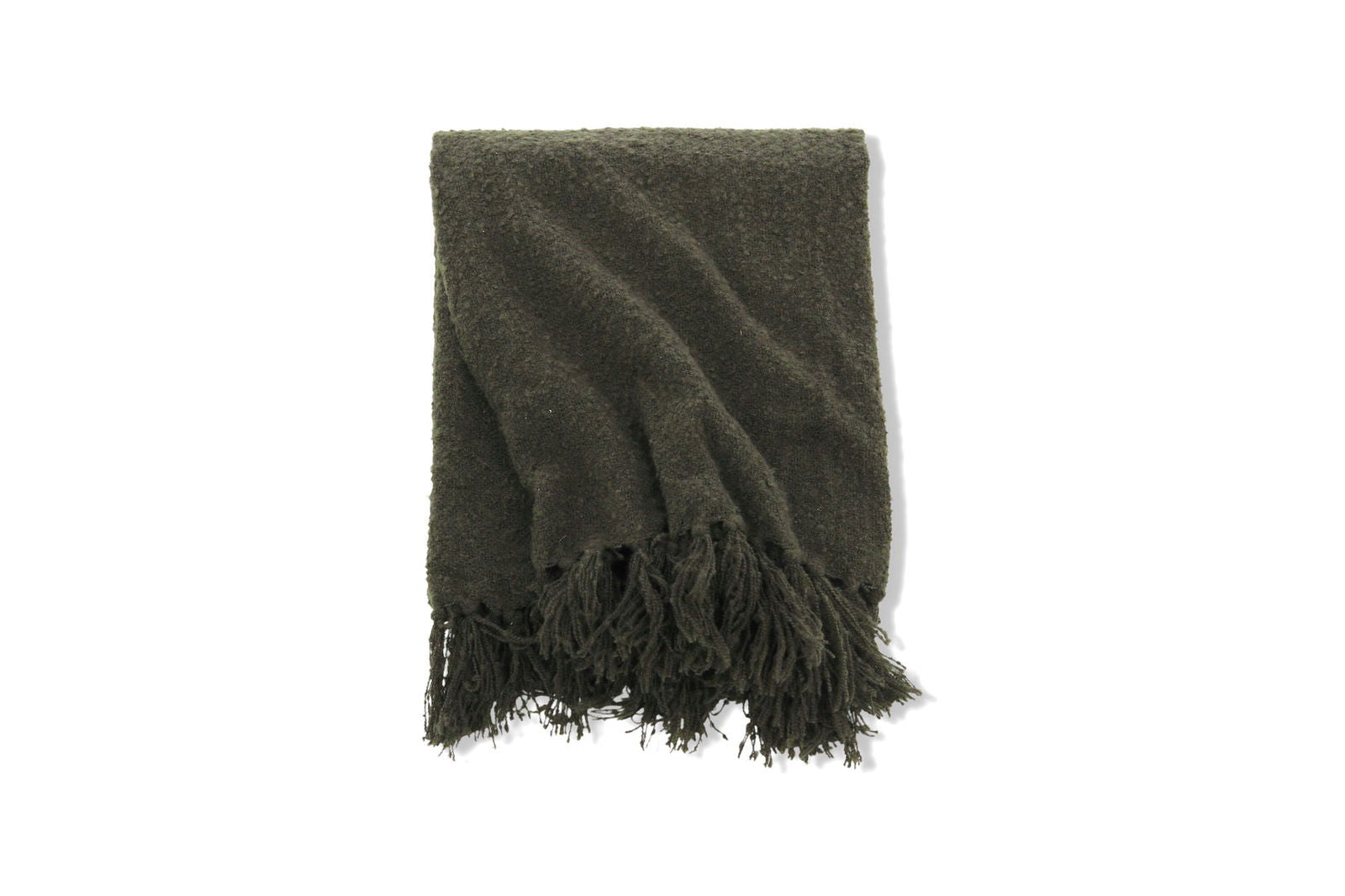 Venture Home Stanly Throw poly/ribbon/tassels - Green / - 170*130 - vivahabitat.com