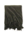 Venture Home Stanly Throw poly/ribbon/tassels - Green / - 170*130 - vivahabitat.com