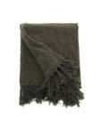 Venture Home Stanly Throw poly/ribbon/tassels - Green / - 170*130 - vivahabitat.com