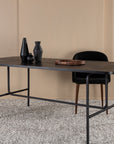 Venture Home Uno Dining Table - Black / Black Veneer - vivahabitat.com