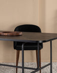 Venture Home Uno Dining Table - Black / Black Veneer - vivahabitat.com