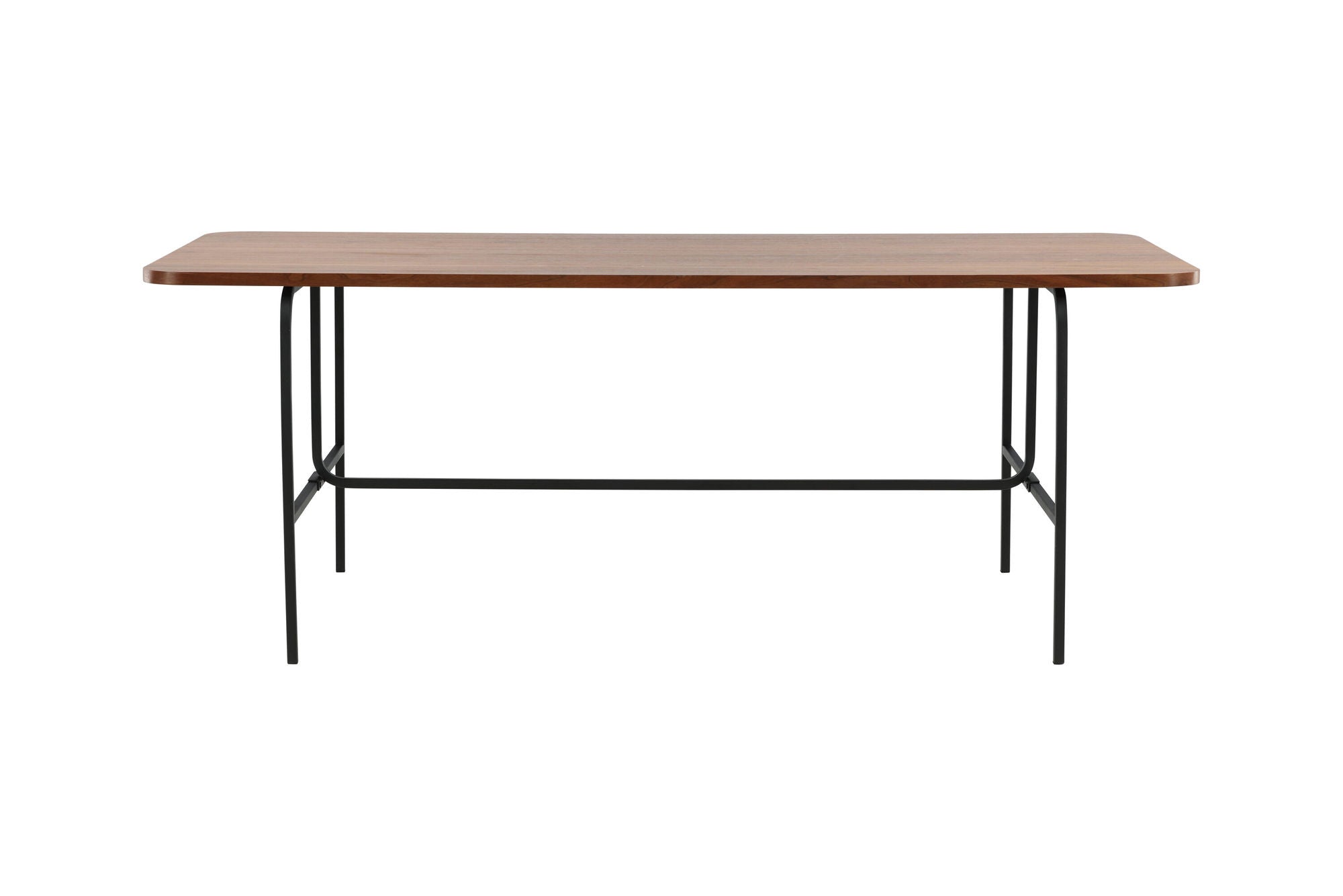 Venture Home Uno Dining Table - Black / Walnut Veneer - vivahabitat.com