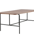 Venture Home Uno Dining Table - Black / Walnut Veneer - vivahabitat.com