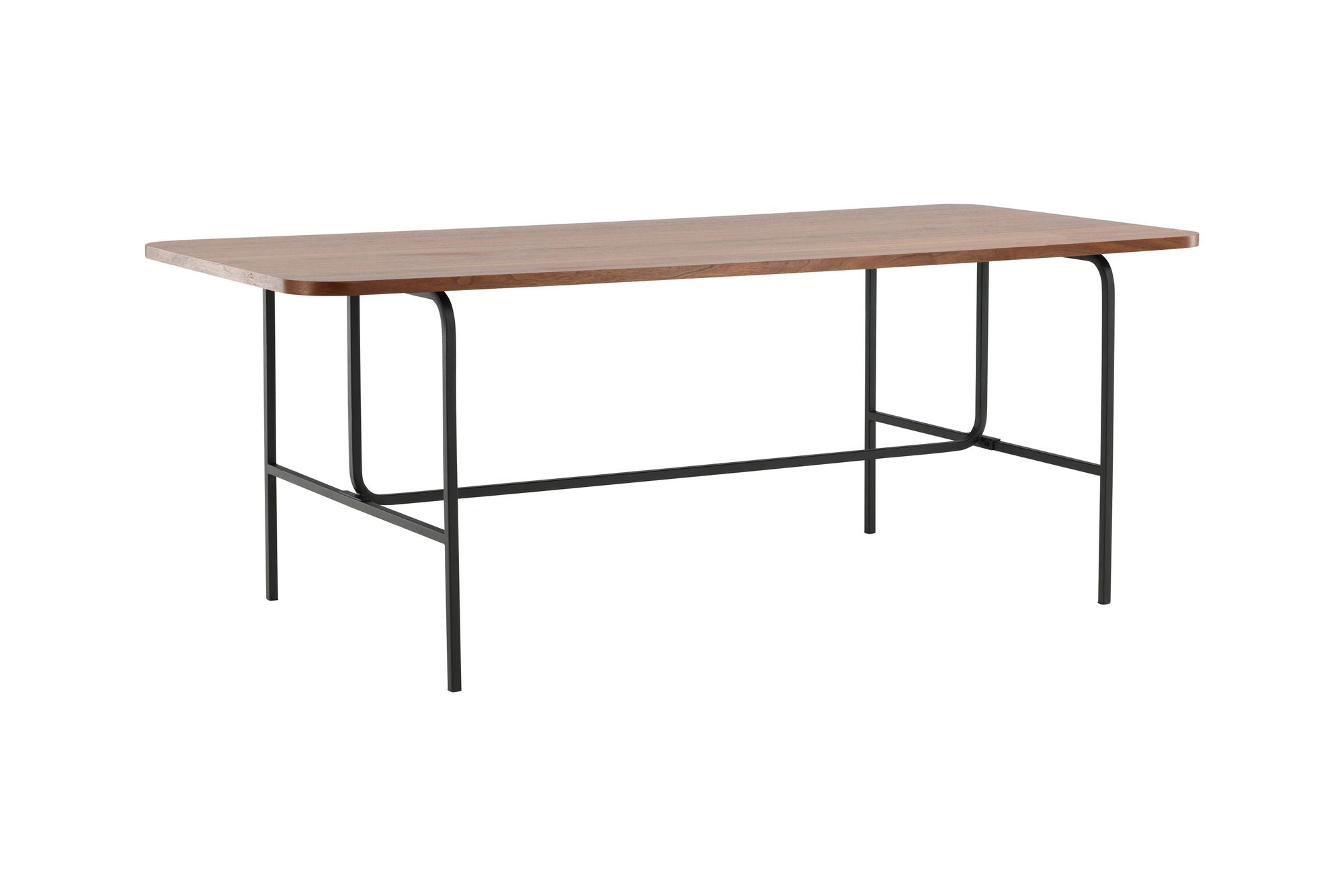 Venture Home Uno Dining Table - Black / Walnut Veneer - vivahabitat.com