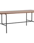 Venture Home Uno Dining Table - Black / Walnut Veneer - vivahabitat.com