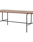 Venture Home Uno Dining Table - Black / Walnut Veneer - vivahabitat.com