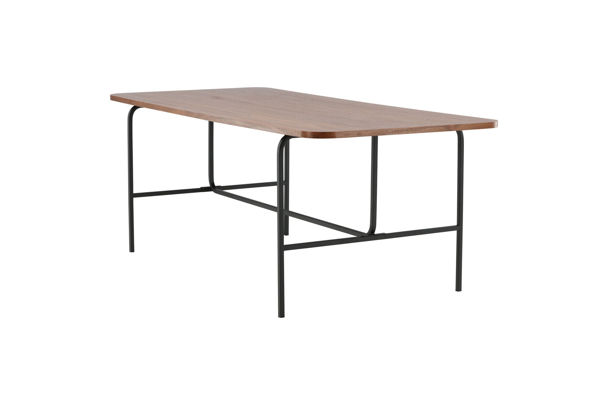 Venture Home Uno Dining Table - Black / Walnut Veneer - vivahabitat.com