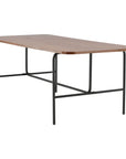 Venture Home Uno Dining Table - Black / Walnut Veneer - vivahabitat.com