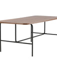 Venture Home Uno Dining Table - Black / Walnut Veneer - vivahabitat.com