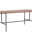 Venture Home Uno Dining Table - Black / Walnut Veneer - vivahabitat.com