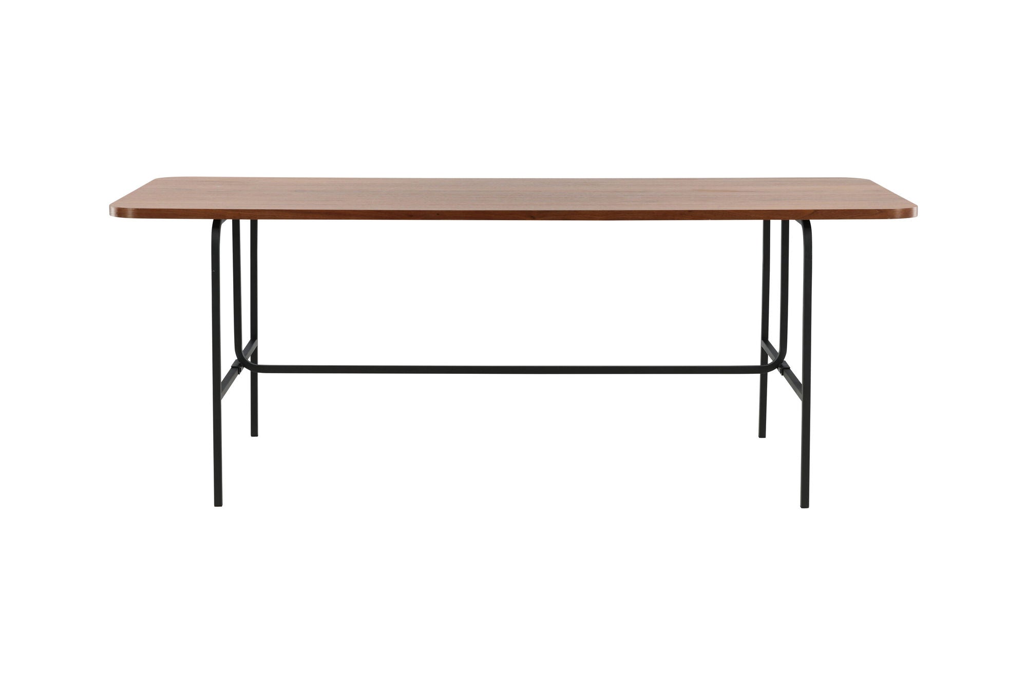 Venture Home Uno Dining Table - Black / Walnut Veneer - vivahabitat.com