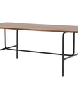 Venture Home Uno Dining Table - Black / Walnut Veneer - vivahabitat.com