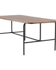 Venture Home Uno Dining Table - Black / Walnut Veneer - vivahabitat.com