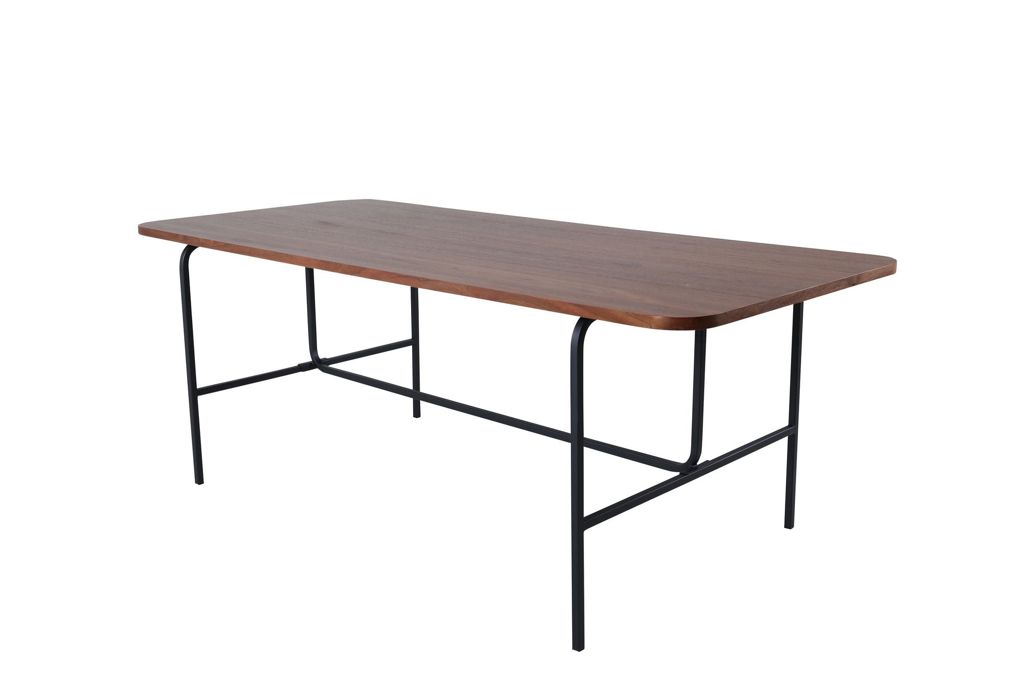 Venture Home Uno Dining Table - Black / Walnut Veneer - vivahabitat.com