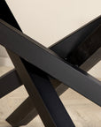 Venture Home Piazza Dining Table - Black / Grey Veneer - vivahabitat.com