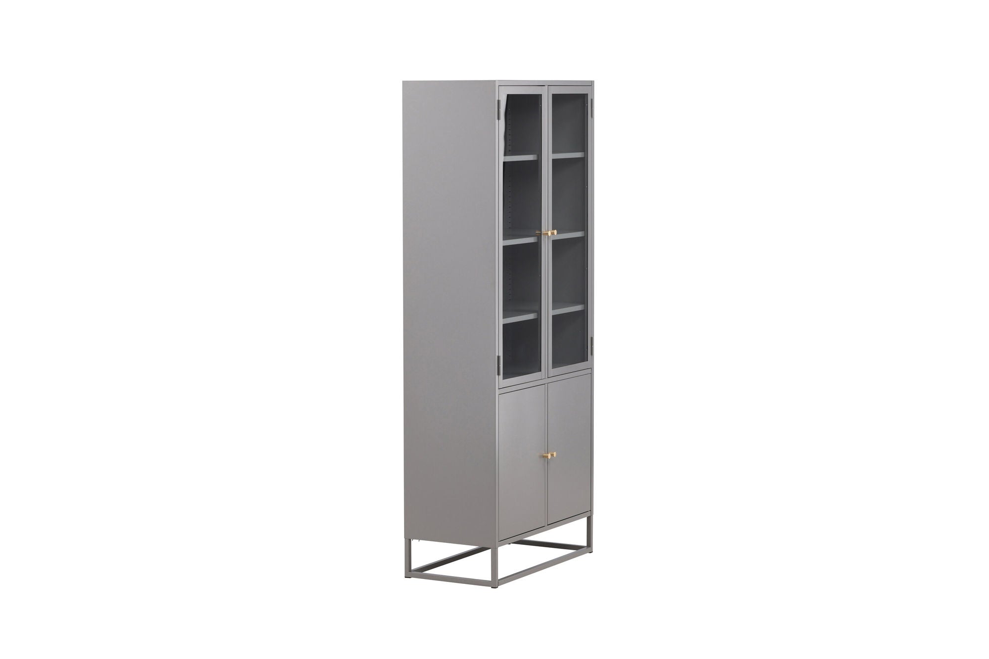 Venture Home Bakal Covered Book Case - Light Grey - vivahabitat.com