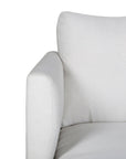 Venture Home Zoom U-Sofa - Black / Light Beige Fabric - vivahabitat.com