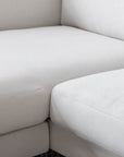 Venture Home Zoom U-Sofa - Black / Light Beige Fabric - vivahabitat.com