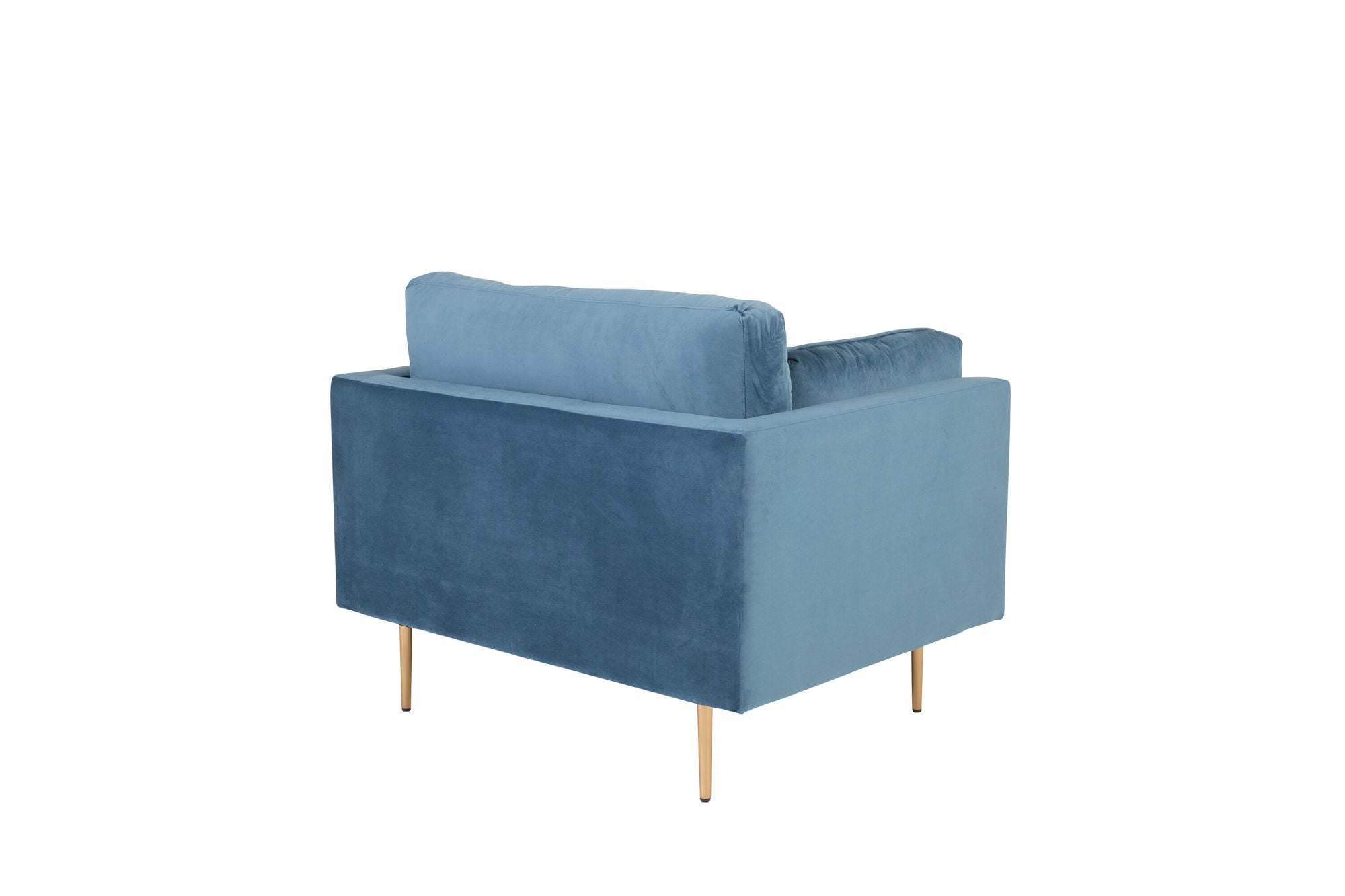 Venture Home Boom - Single Chair Velvet - Blue - vivahabitat.com