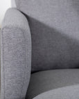 Venture Home Zoom U-Sofa - Black / Steel Grey Fabric - vivahabitat.com