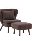Vind Ryxö Single Sofa - Brown / Dark Brown Teddy - vivahabitat.com