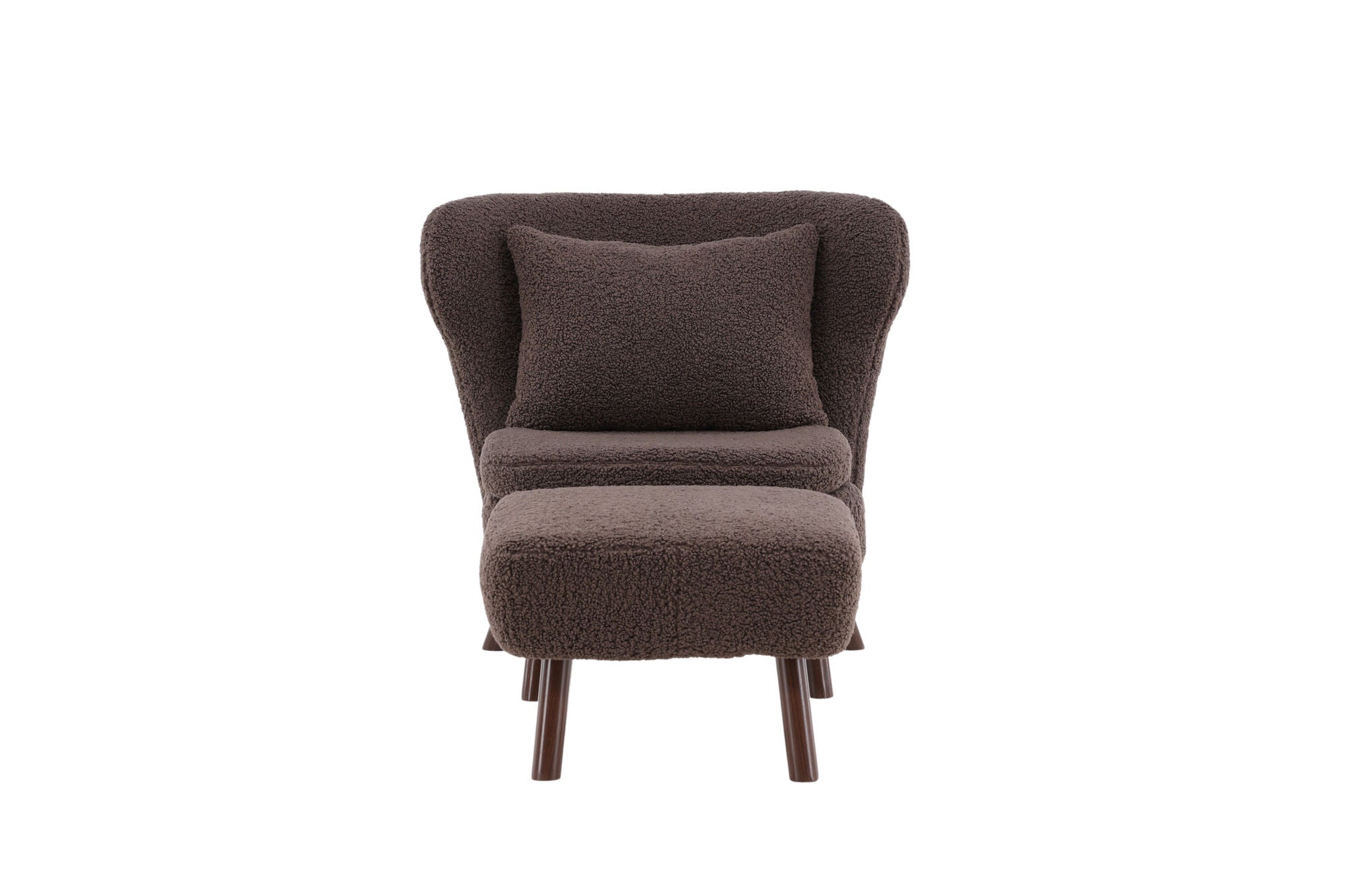 Vind Ryxö Single Sofa - Brown / Dark Brown Teddy - vivahabitat.com