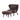 Vind Ryxö Single Sofa - Brown / Dark Brown Teddy - vivahabitat.com