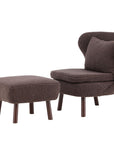 Vind Ryxö Single Sofa - Brown / Dark Brown Teddy - vivahabitat.com