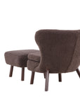 Vind Ryxö Single Sofa - Brown / Dark Brown Teddy - vivahabitat.com