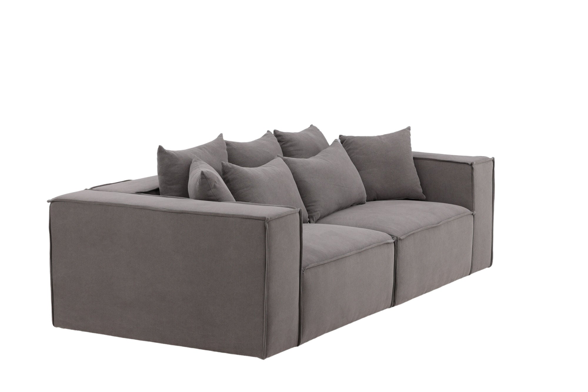 Vind Gillholmen Sofa - Grey / Grey Linen - vivahabitat.com