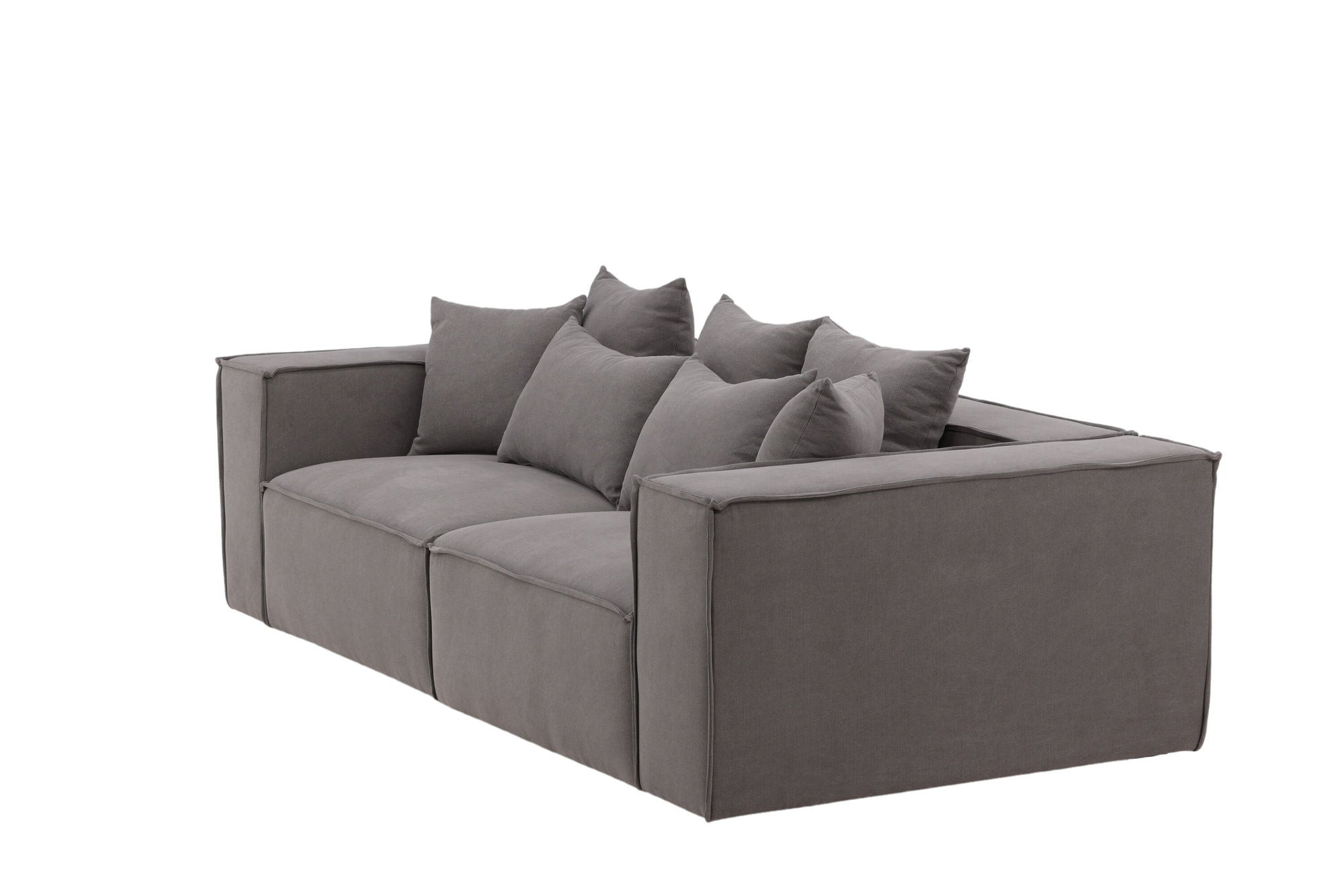 Vind Gillholmen Sofa - Grey / Grey Linen - vivahabitat.com