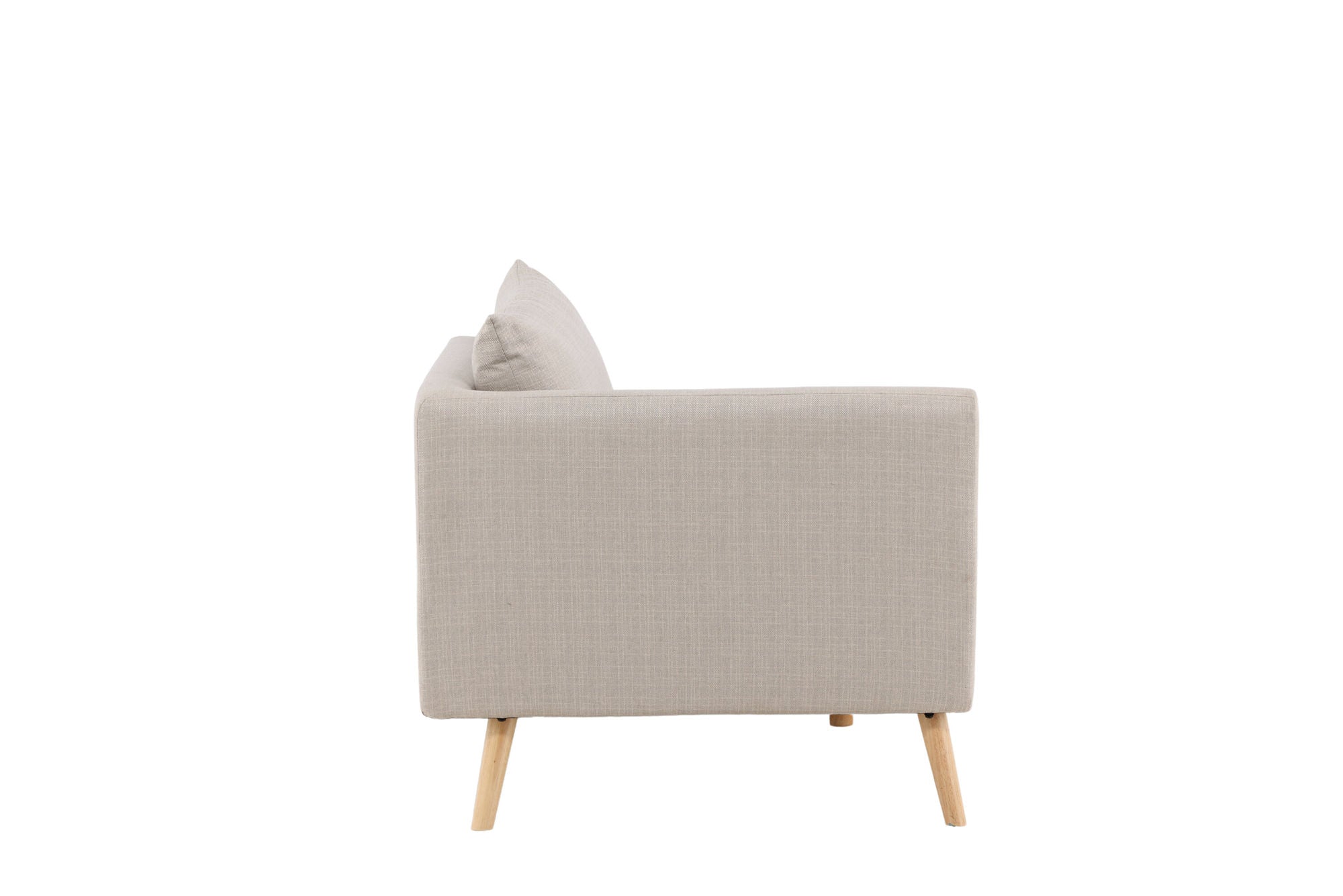 Venture Home Tacoma Sofa - Light woodlook / Linen fabric - vivahabitat.com