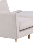 Venture Home Tacoma Sofa - Light woodlook / Linen fabric - vivahabitat.com