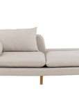 Venture Home Tacoma Sofa - Light woodlook / Linen fabric - vivahabitat.com