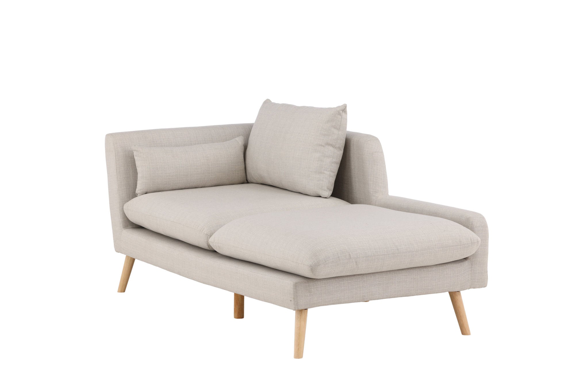 Venture Home Tacoma Sofa - Light woodlook / Linen fabric - vivahabitat.com