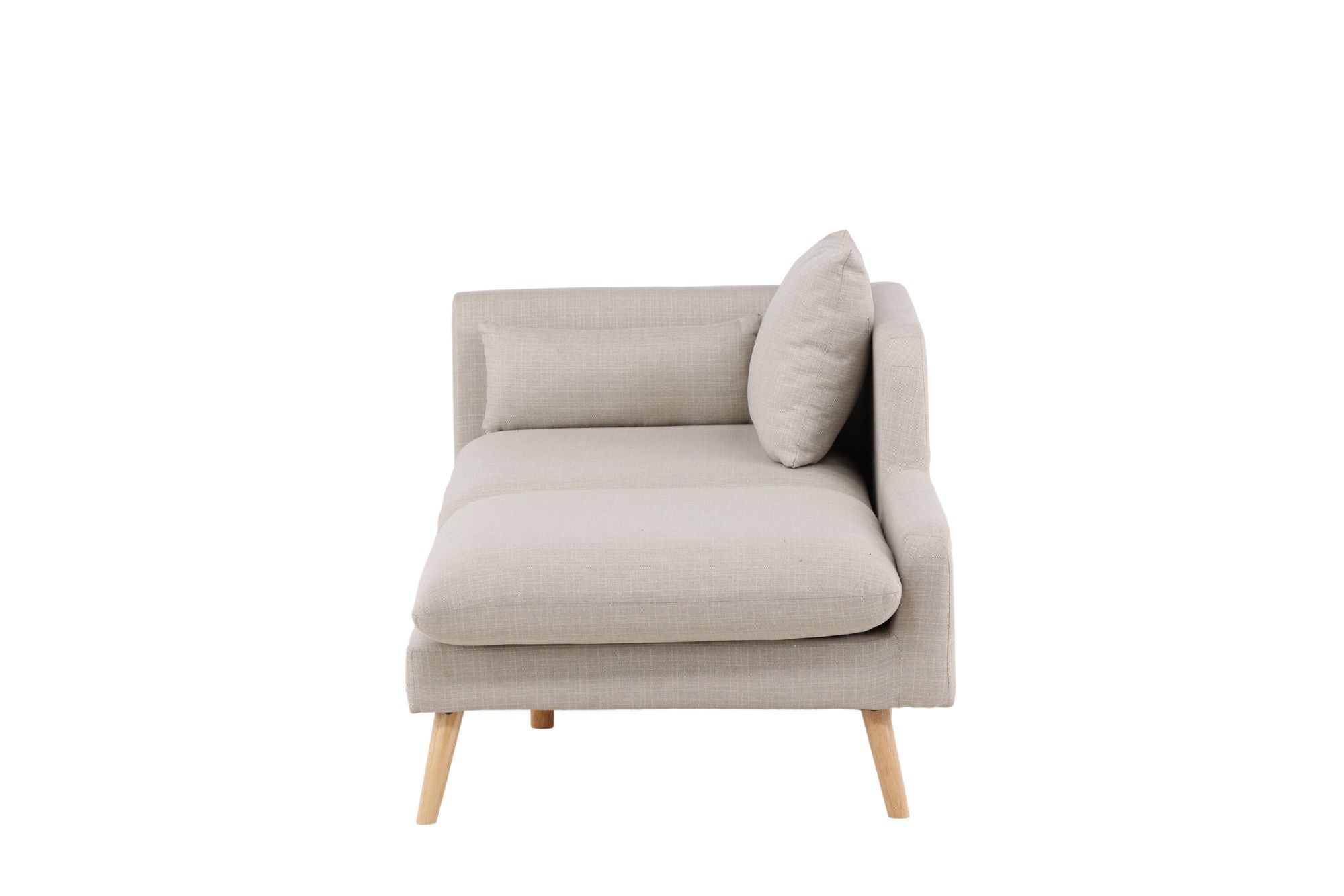 Venture Home Tacoma Sofa - Light woodlook / Linen fabric - vivahabitat.com